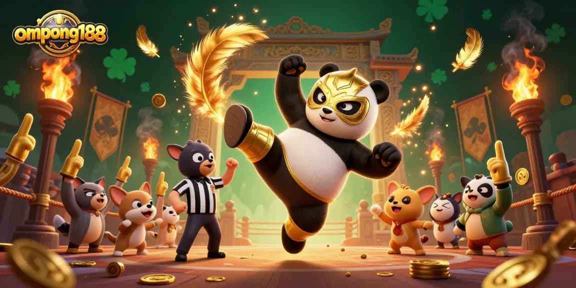 Pengguna ompong188 menikmati pengalaman bermain game online dengan warna-warna cerah dan suasana meriah.