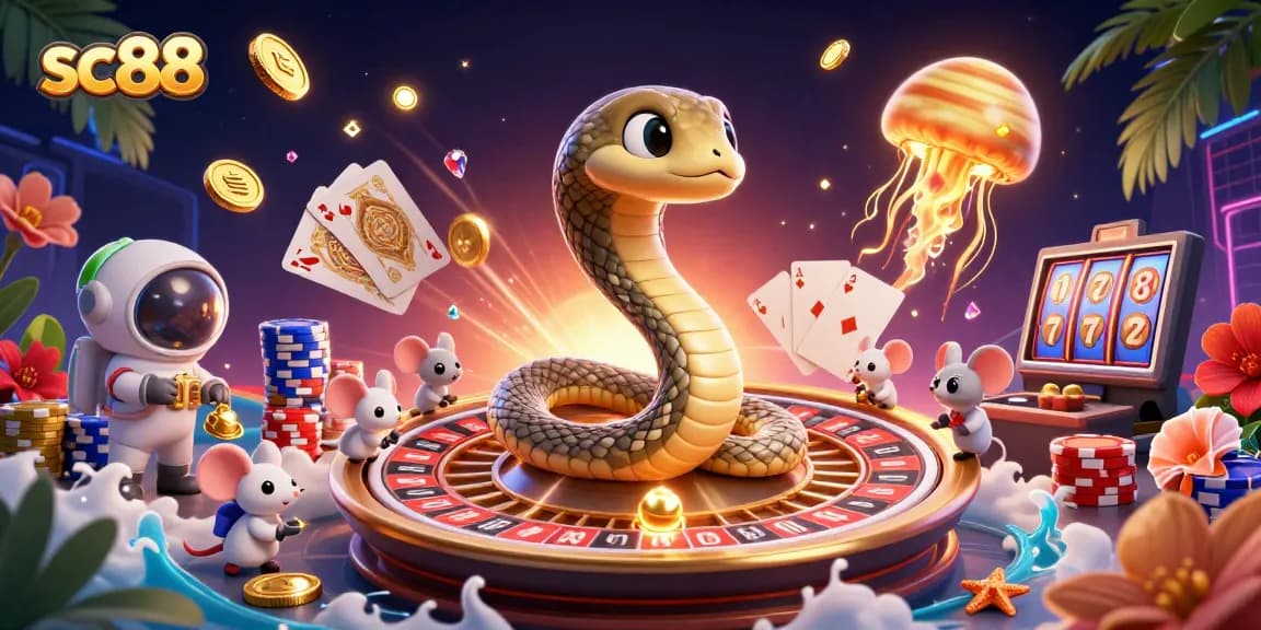Join the fun with SC88 as astronaut mice bet on the cosmic roulette!