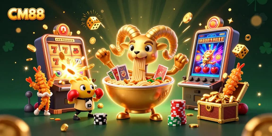 CM88 engages players with unique casino fun featuring a giant ramen bowl and exciting jackpots.