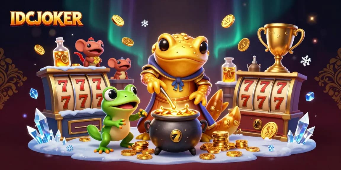 Play slots at IDCJOKER with golden coins, vibrant graphics, and exciting rewards.