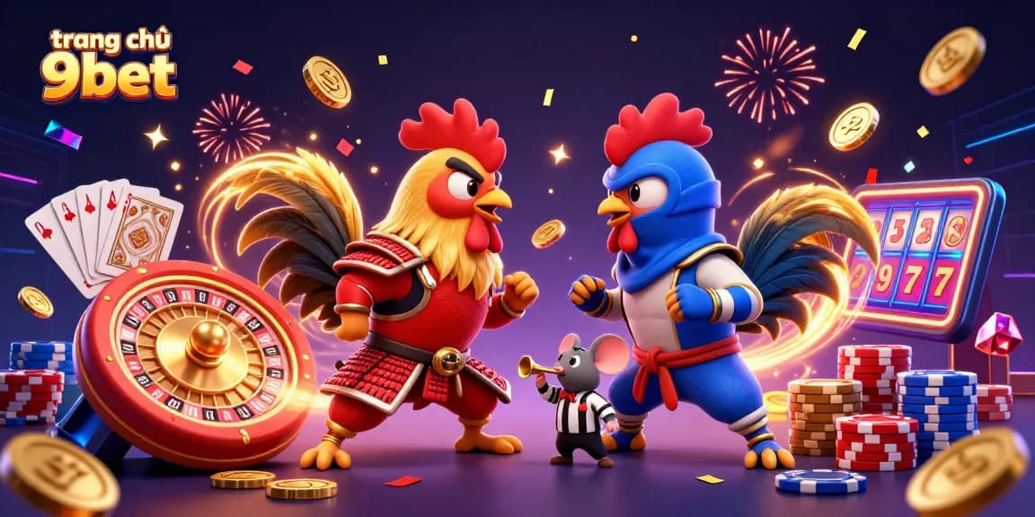 Engage with the competitive spirit at trang chủ 9bet, featuring thrilling rooster standoffs and vibrant casino elements.