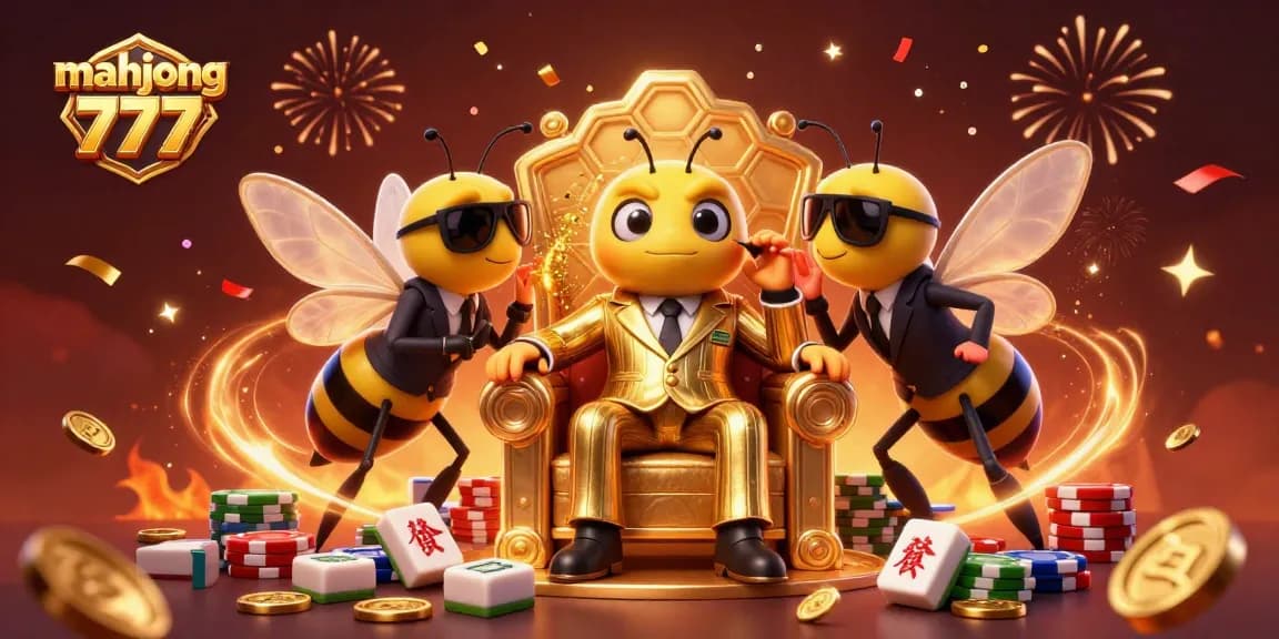Engage in thrilling mahjong 777 action with vibrant casino elements in a dynamic scene.