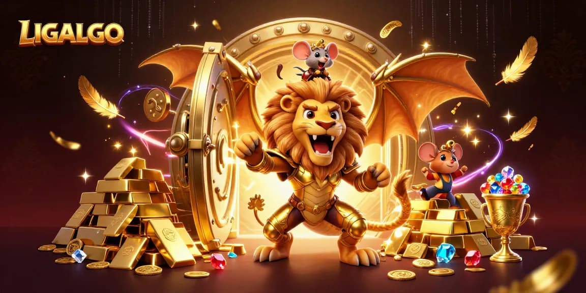 LIGALGO symbolizes exhilarating slot gameplay with dynamic characters and dazzling treasures.