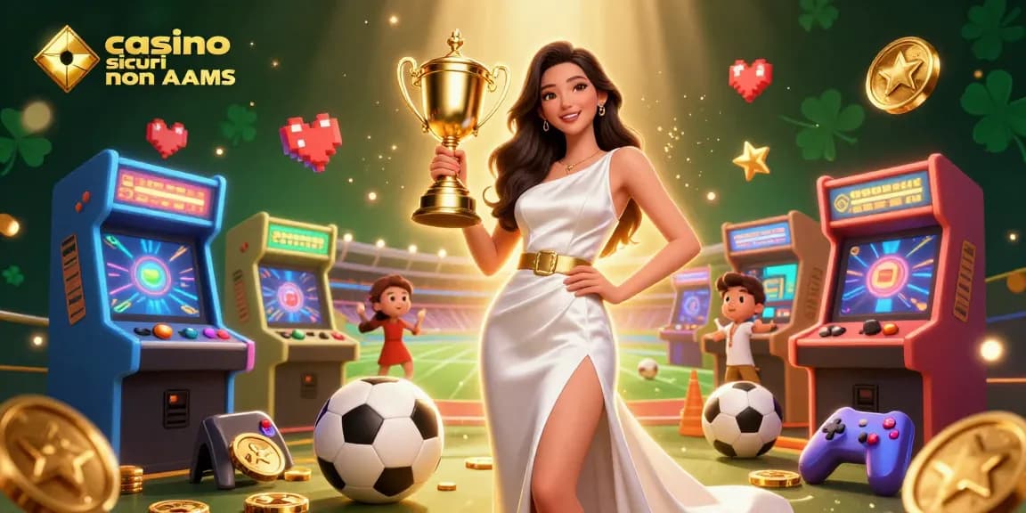 Scopri i casinò sicuri non AAMS con elementi di gioco vivaci e un vincitore sicuro.