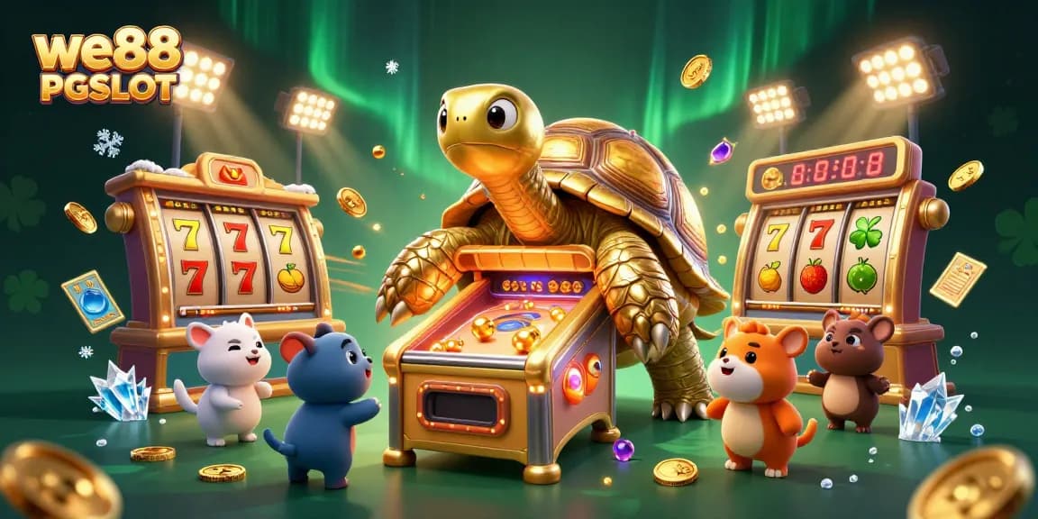 เล่นเกมสล็อต we88 PGSLOT โดยมีกระทิงทองคำขนาดใหญ่ที่สวยงามและกลไกการหมุนวงล้อ