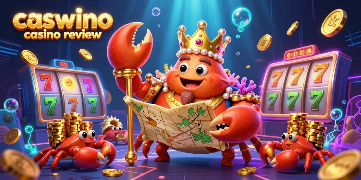 Experience the excitement at Caswino Casino with vibrant slots and golden rewards raining down.