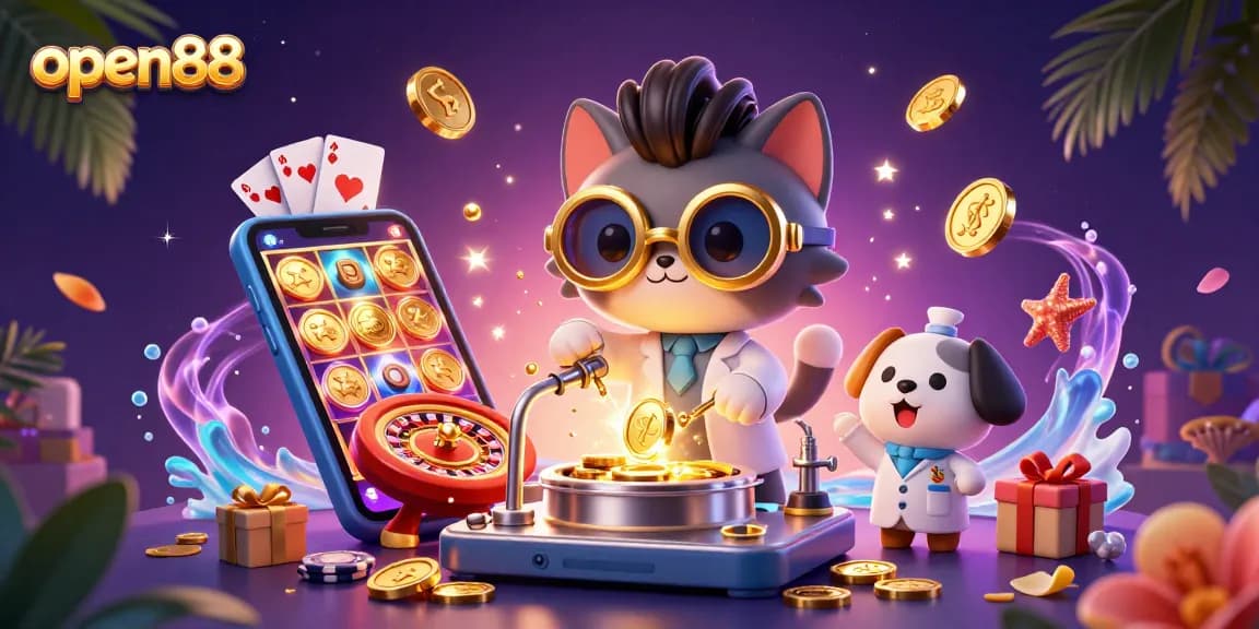 Engage with open88's thrilling slot games while winning big in a vibrant casino atmosphere.