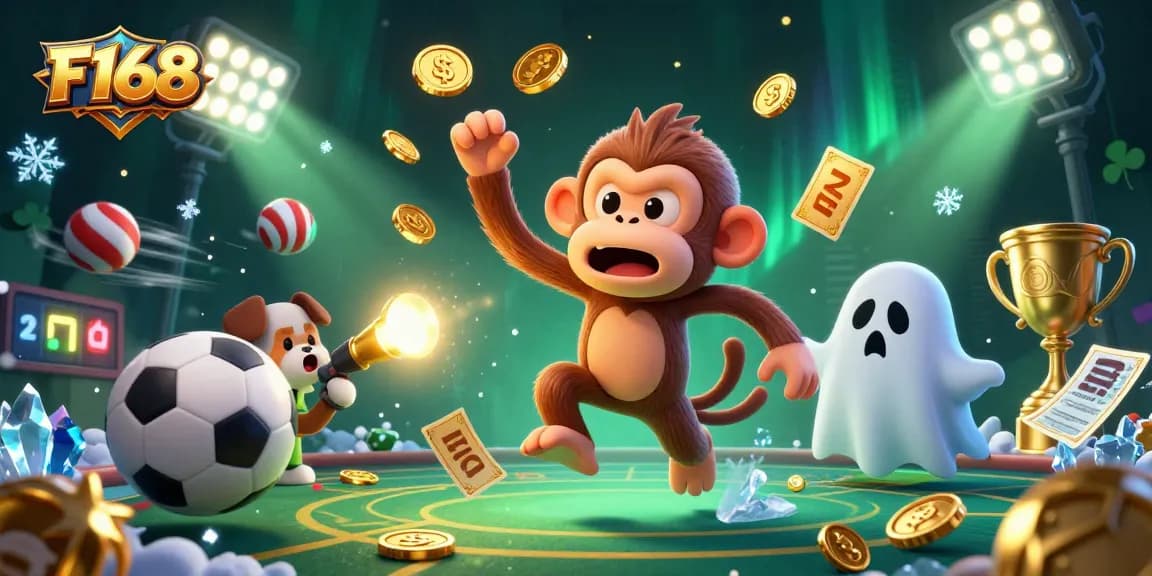 Play thrilling online games at F168 with the mischievous poltergeist and ghost-hunter puppy in action.