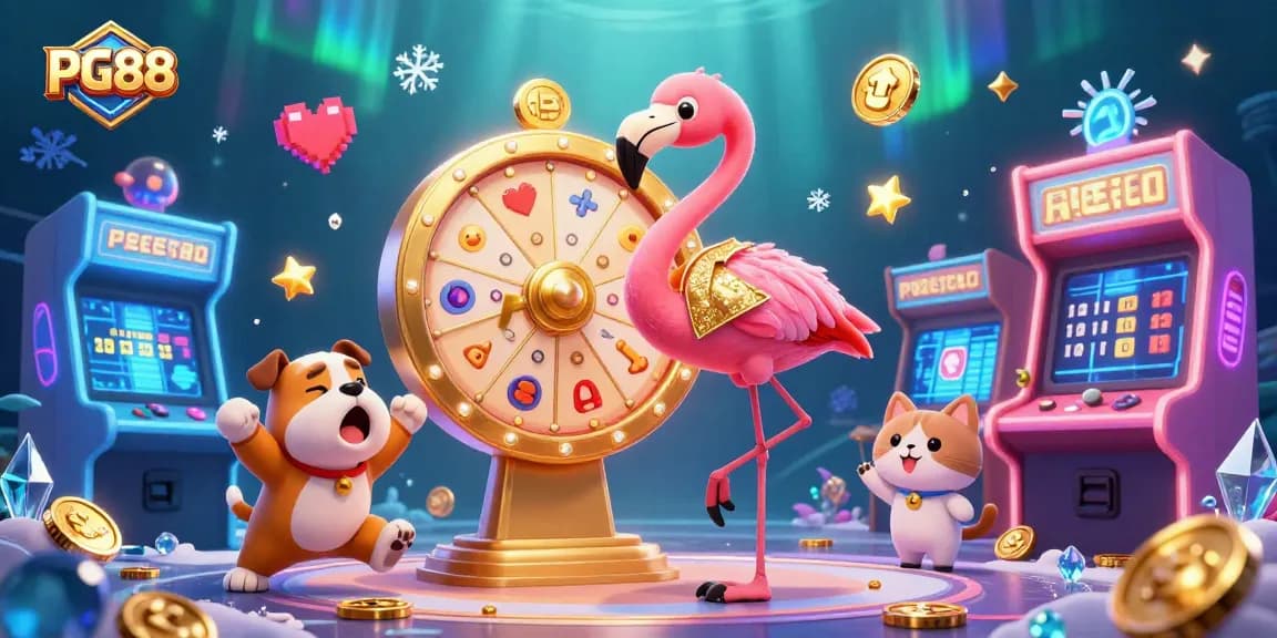 Play exciting games at PG88 with colorful scenes of vibrant characters and thrilling prizes.
