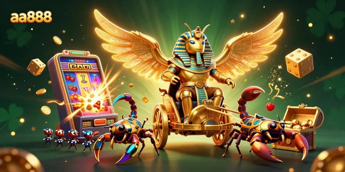 Experience dynamic gambling action with aa888's immersive casino world featuring vivid graphics.