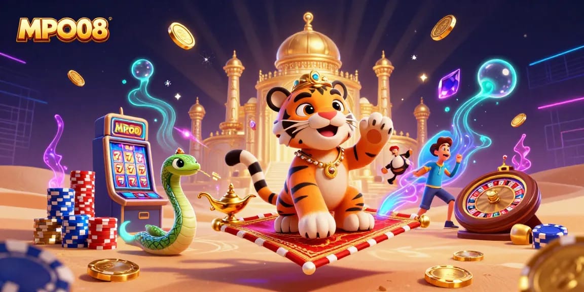 MPO08 invites you to experience the thrill of winning with vibrant gaming elements and captivating characters.