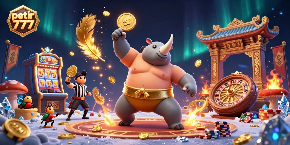 Experience the excitement of petir 777 with dynamic slot games and vibrant casino elements.