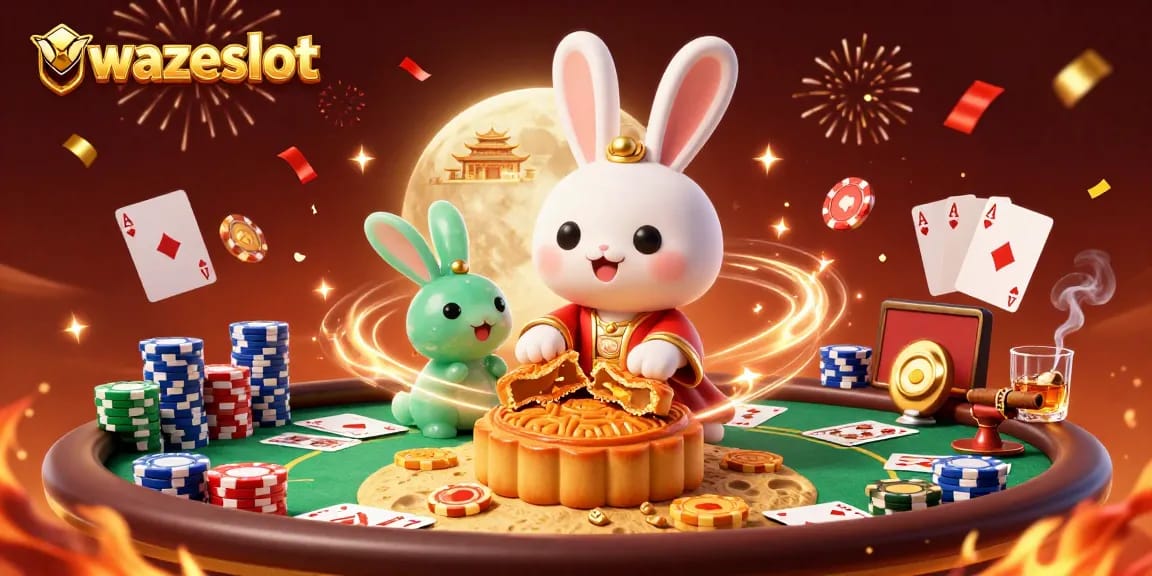 Experience the thrill of winning with WAZESLOT's vibrant casino illustration showcasing dynamic game elements.