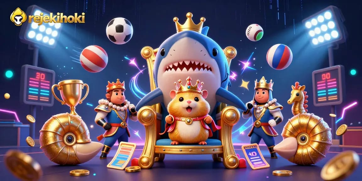 Experience the excitement of rejekihoki with a vibrant representation of online casino and sports betting action.