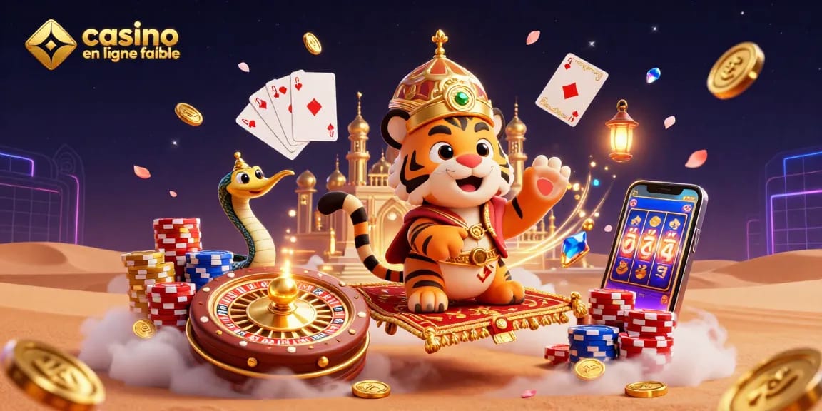 Faites tourner les rouleaux gagnants au casino en ligne fiable avec un sultan tigre magique, des atouts vibrants et des trésors étincelants.