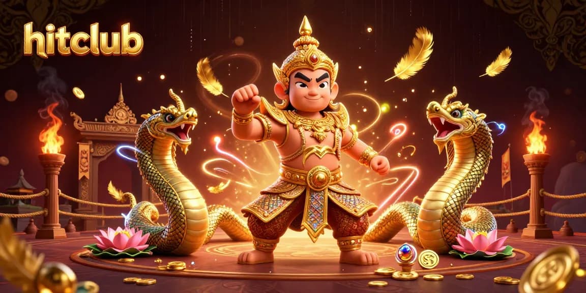 Experience the thrill of hitclub gaming with an intricate 3D guardian and dynamic elements.