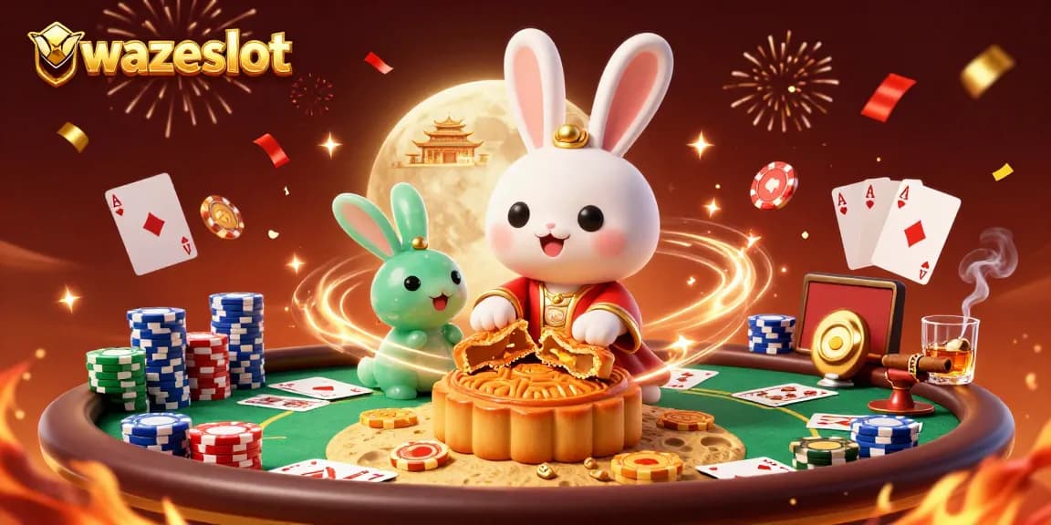 Experience the thrill of winning with WAZESLOT's vibrant casino illustration showcasing dynamic game elements.
