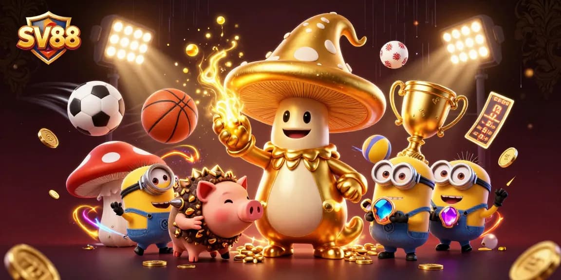 SV88 wizard conjures winning magic amidst dynamic casino elements and treasures.