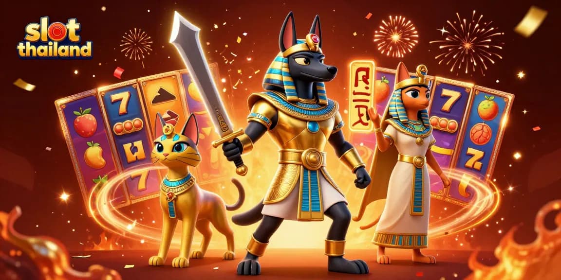 Experience excitement with slot thailand, featuring jackpot reels and ancient warrior characters.
