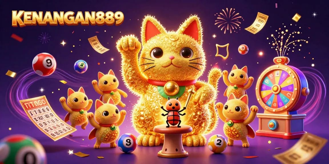 Experience exhilarating gaming with KENANGAN889's vibrant characters and dynamic casino elements.