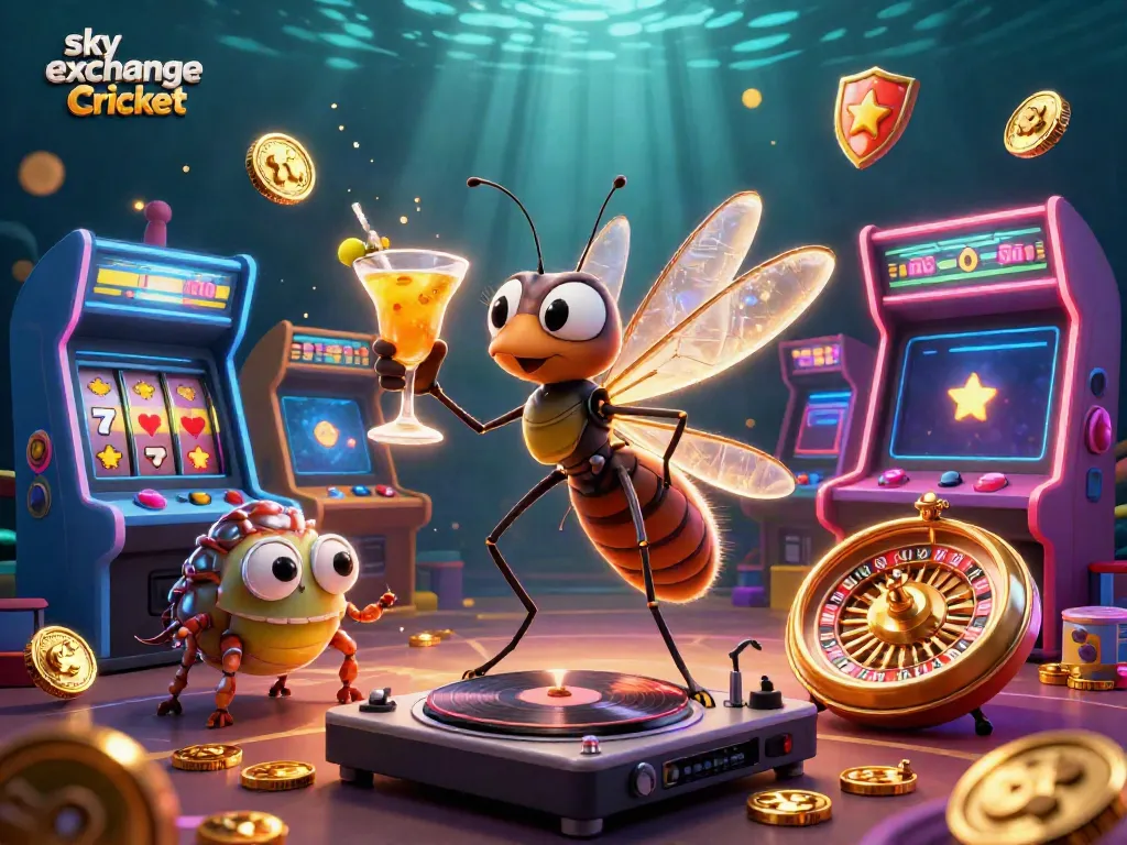 Engage in exciting sky exchange Cricket with vibrant 3D casino characters and dynamic game elements.