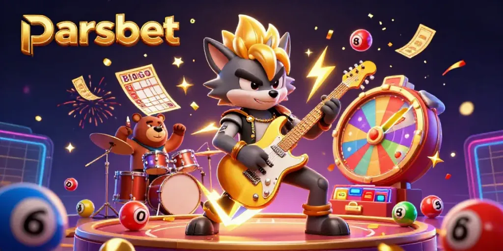 Parsbet ile heyecanlandıran bir casino sahnesi, şans oyunları ve kutlama öğeleriyle dolu.