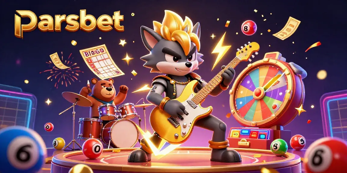 Parsbet ile heyecanlandıran bir casino sahnesi, şans oyunları ve kutlama öğeleriyle dolu.