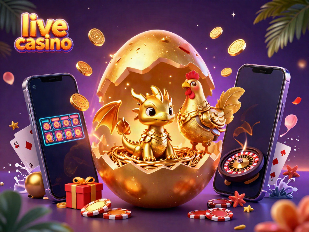 Mainkan permainan live casino yang menarik dengan desain grafis canggih dan interaktif.