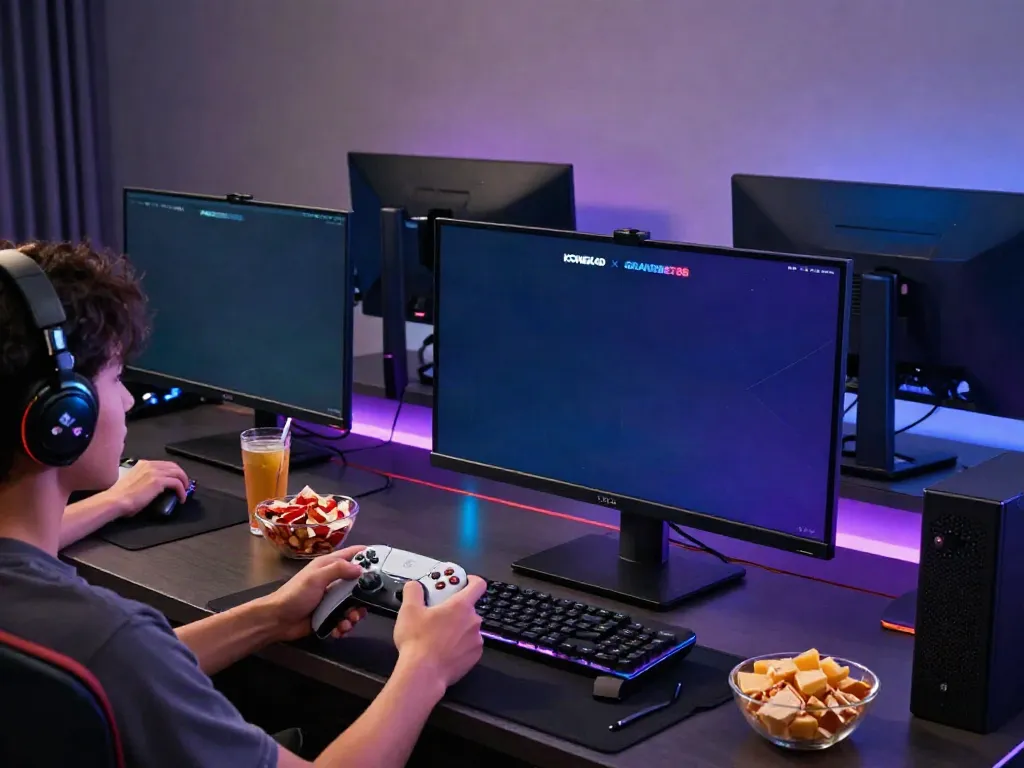 Pengalaman bermain KONEK4D x GRANDBET88 di lingkungan gaming modern, memperlihatkan suasana nyaman dan menyenangkan untuk para gamer di hokkaidoryoma.com.
