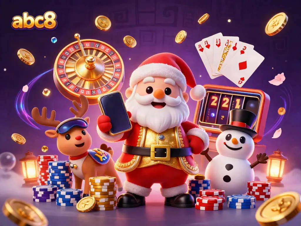 Experience the excitement of gambling with abc8 featuring a vibrant casino scene with cartoon characters.