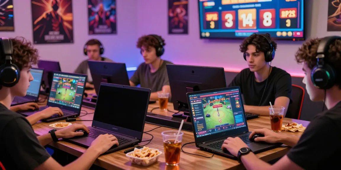 Players enjoying an exciting slot88 gaming session on various devices with a lively atmosphere.