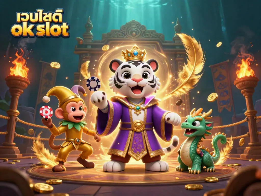 สัมผัสประสบการณ์ที่น่าตื่นเต้นของ เว็บไซต์ ok slot พร้อมตัวละครและองค์ประกอบคาสิโน
