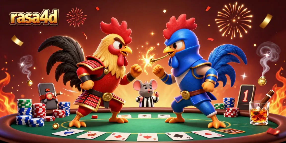 Raih kemenangan dengan rasa4d saat bertanding di arena judi dengan ayam jantan dan poker