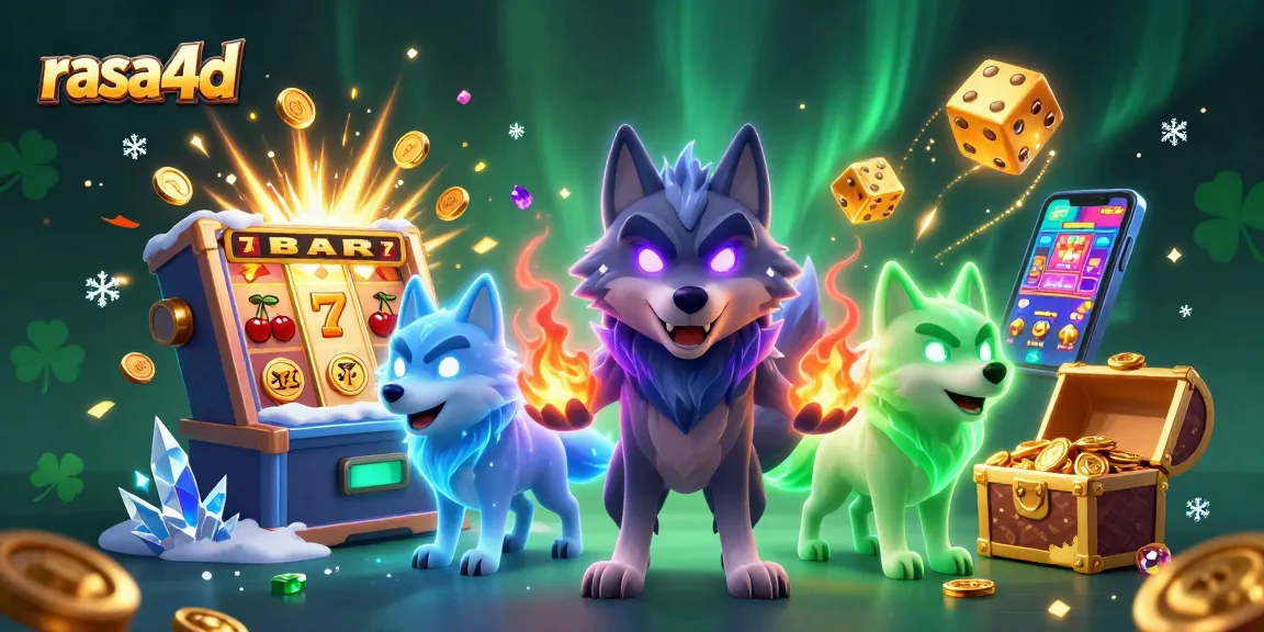 Rasa4d menghadirkan slot jackpot yang memukau dan karakter serigala mistis bersinar
