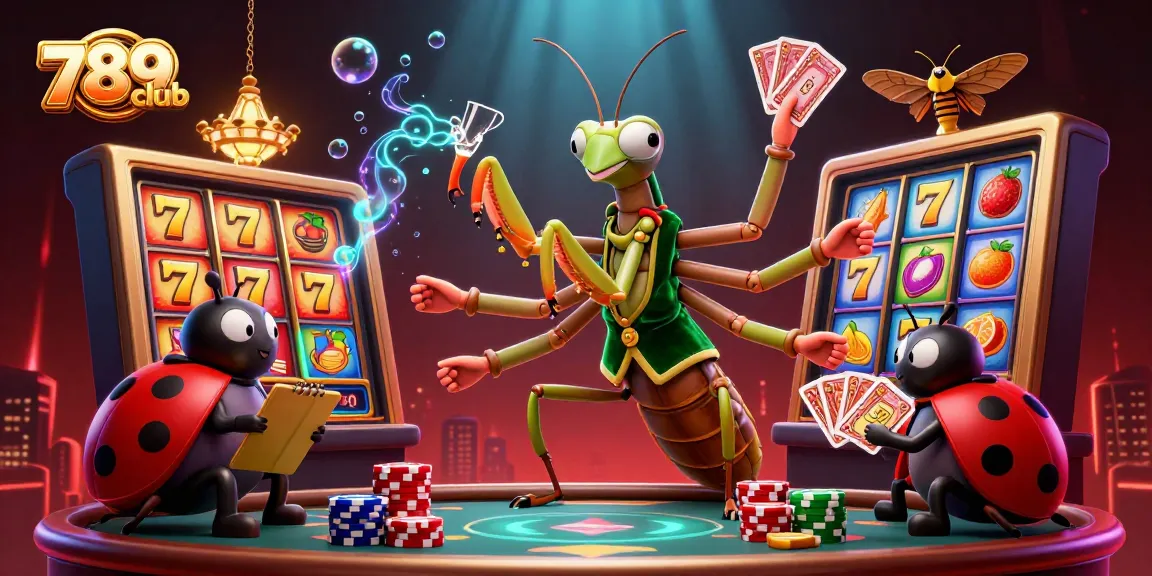 Experience thrilling gameplay at 789club with vibrant casino elements and dynamic characters.