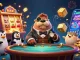 Experience thrilling gameplay at Link Sunwin with imaginative 3D characters in a vibrant casino scene.