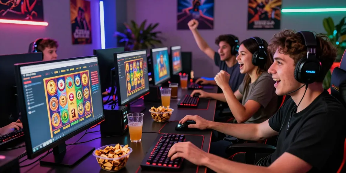 Pengalaman bermain slot online di cipung138 dengan suasana gaming yang ceria dan penuh semangat.