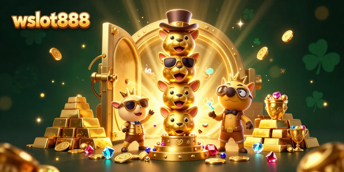 Raih jackpot dengan wslot888 dalam ilustrasi kasino 3D yang memukau dan penuh detail.