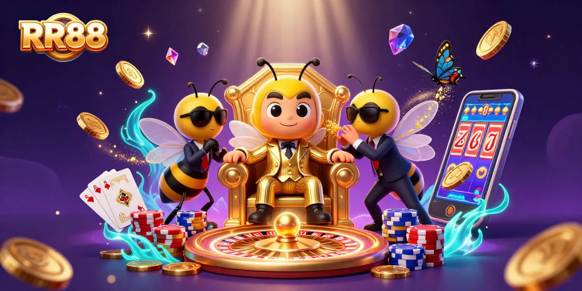 Experience thrilling gameplay at RR88 with vibrant casino elements and captivating characters.