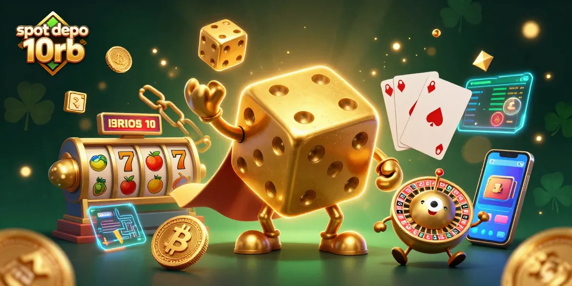 Engage in thrilling gameplay with slot depo 10rb, featuring dynamic 3D characters and crypto elements.