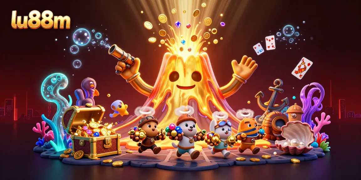 Win big with lu88m at the golden volcano erupting treasures and adventure!