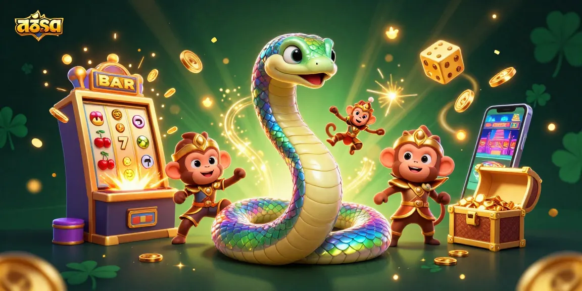 สล็อตแมชชีนที่เต็มไปด้วยแสงและเหรียญกำลังถูกรวมไว้ในภาพประกอบดิจิทัล 3D