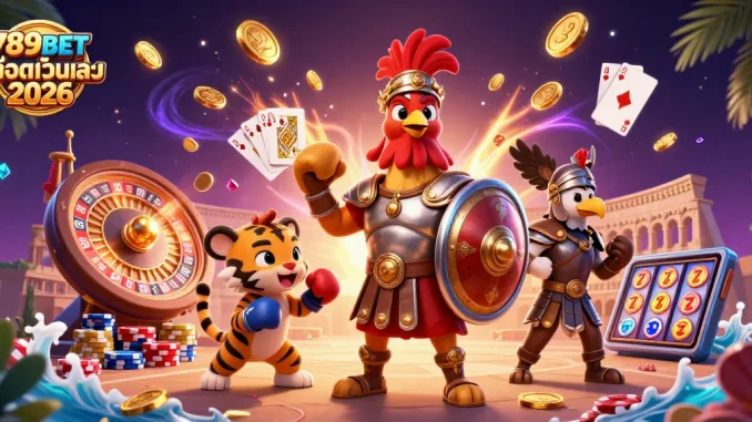 หมุนเกมสล็อตกับ 789BET สล็อตเว็บตรง 2026 พร้อมกลุ่มนักสู้ในคาสิโนที่ตื่นเต้นใจ
