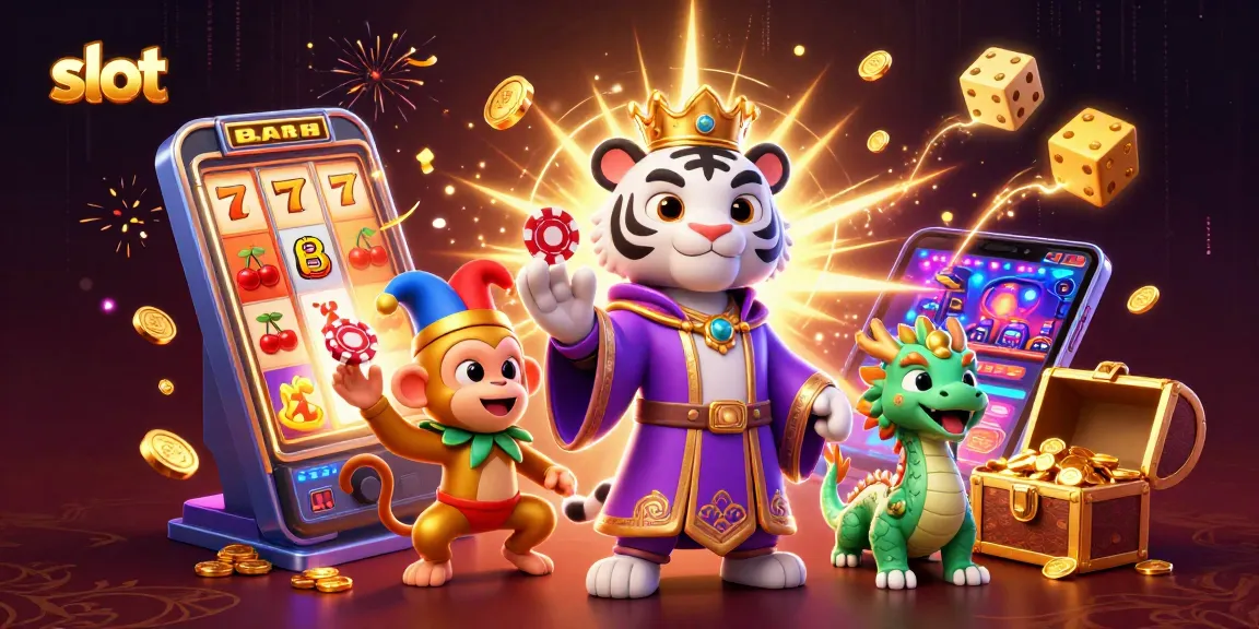 Menangkan slot dengan karakter 3D menarik dalam suasana kasino yang mewah dan penuh semangat.