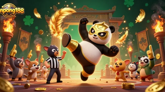 Pengguna ompong188 menikmati pengalaman bermain game online dengan warna-warna cerah dan suasana meriah.