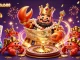 Experience exciting wins with menangclub88 in this vibrant casino illustration filled with gold and gems.