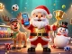 Experience the thrill of SC88 with Santa and friends in a vibrant casino setting showcasing jackpot slots.