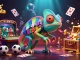 Engage with situs judi bola to win in sports betting with this vibrant 3D casino illustration.