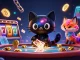 Petirjitu menghadirkan suasana menarik dengan kucing lubang hitam dan nebula rubah di kasino.