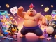 Gambarlah slot gacor yang menarik dengan karakter dan elemen kasino.
